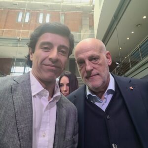 Ruben Tello Peña y Javier Tebas